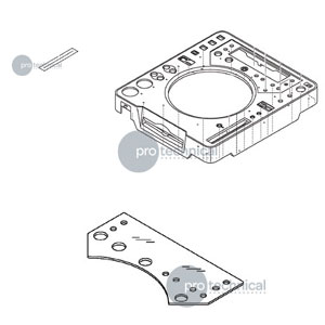 Pioneer CDJ 1000 Mk3 Front Panel Re-Furb Kit