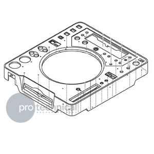 Pioneer CDJ 1000 Mk3 Main Top Case