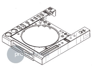 Pioneer CDJ 2000 Front Case