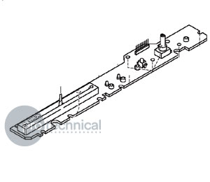 Pioneer CDJ 800 Mk2 Pitch Slider PCB