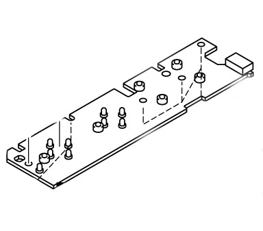 Pioneer DVJ-X1 Play & Cue PCB