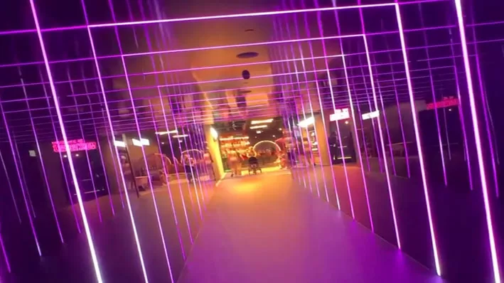 Mapped LED pixel lighting system